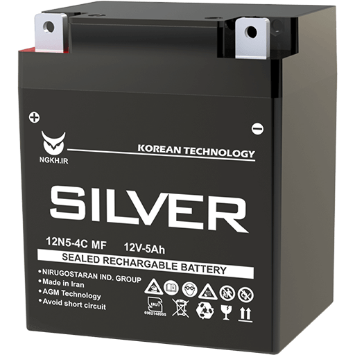 5 باتری سیلور 3 آمپر 15ماه گارانتی - تصویر 1